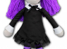 Plyšová panenka / PLYŠÁK VIOLA - THE GOTH RAG DOLL DT277956  