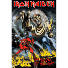 Vlajka Iron Maiden - The Number of the Beast