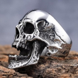 OCELOVÝ PRSTEN LEBKA ROARING SKULL  