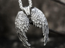 Přívěsek chirurgická ocel Vintage Angel Wings  