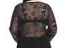 Dámský gothic TOP Black BFF NET  