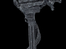 Svícen s drakem Black dragon  