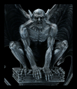 Dekorativní soška Gothic Gargoyle with wings  