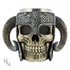 Půllitr korbel (450ml) Viking Skull Tankard