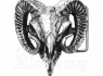 Přezka Alchemy Gothic - Ram's Skull  