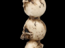 Svícen Skull column  