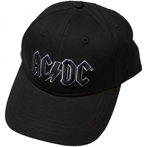 Kšiltovka/čepice AC/DC - BLACK LOGO - Rock Off ACDCCAP06B   