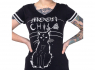 Dámské tričko MOON KITTY VARSITY  