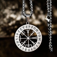 Přívěsek chirurgická ocel Vegvisir Viking Compass 1