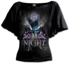 Dámské Tričko HORROR - BATMAN - I AM THE NIGHT FG403141