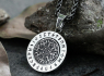 Přívěsek chirurgická ocel VIKING Vegvisir Runes rotating  