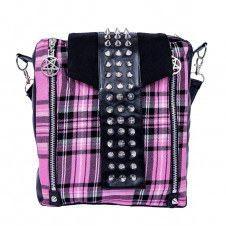Kabelka BELLADONNA PINK CHECK