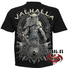 Metalové tričko s Vikingem - VALHALLA