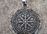 Přívěsek chirurgická ocel VIKING Helm Of Awe Vegvisir aegishjalmur 2  
