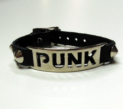 Kožený náramek PUNK STX-WB83P  