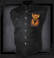 Košile bez rukávů Spiral Direct BURN IN HELL WR140880  
