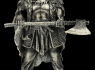 Soška Viking berserker with axe  