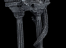 Svícen s drakem Black dragon  