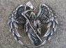 Přívěsek chirurgická ocel lebka WINGED GRIM RIPPER Přívěsek chirurgická ocel lebka WINGED GRIM RIPPER
