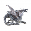 Soška drak Silver dragon  