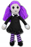 Plyšová panenka / PLYŠÁK VIOLA - THE GOTH RAG DOLL DT277956  
