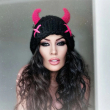 Čepice/Kulich PINK HORN DEMON  