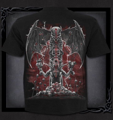 Metalové tričko Spiral DEMON TRIBE DT239600  