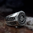 OCELOVÝ PRSTEN VIKING Valknut Runes Celtics Knot  