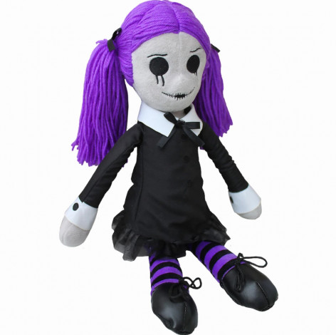 Plyšová panenka / PLYŠÁK VIOLA - THE GOTH RAG DOLL DT277956  