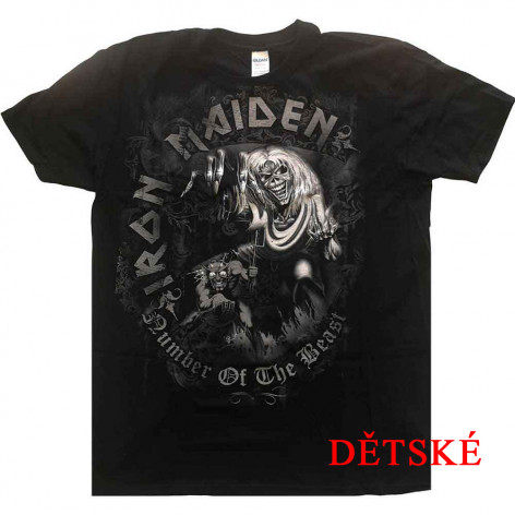 DĚTSKÉ metalové tričko Iron Maiden – Number Of The Beast KIDS  