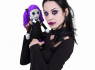 Plyšová panenka VIOLA - THE GOTH RAG DOLL DT277956  