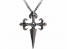 Přívěsek Alchemy Gothic - Kříž Santiago Cross  