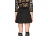 Dámský gothic CROP TOP Black SKULL   