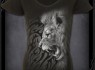 Dámské Tričko Spiral Řev lva TRIBAL LION DS136343  