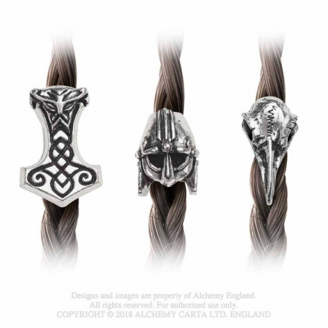 Šperky do vlasů nebo vousů Alchemy Gothic - VIKING  