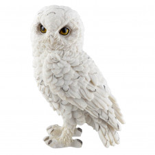 Figurka Sněžná Sova Snow owl standing VELKÁ