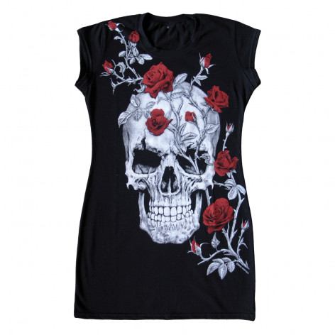 Tunika SKULL ROSES FAN-TD45  