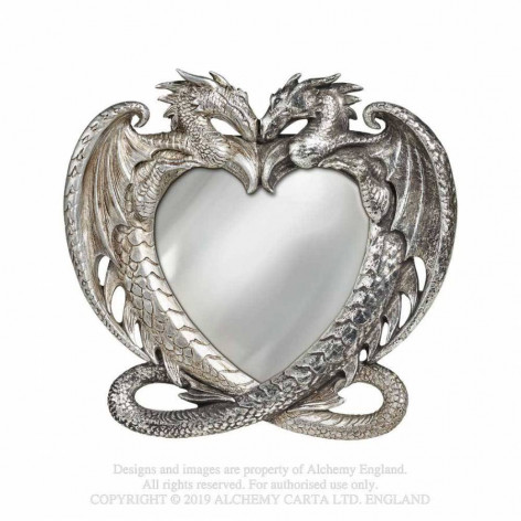 Zrcadlo drak Alchemy Gothic Dragon's Heart  