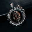 Přívěsek chirurgická ocel VIKING Ouroboros Tree of Life  