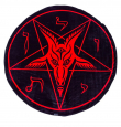 Deka/přehoz BAPHOMET Satan Red  