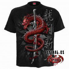Spiral TRIČKO s drakem ORIENTAL DRAGON