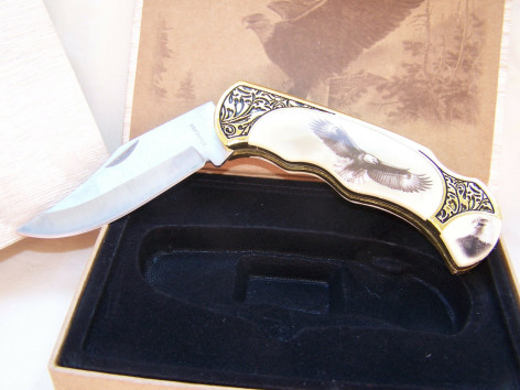 Nůž s orlem Western knife with eagle  
