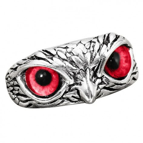 OCELOVÝ PRSTEN SOVA Red eyes  