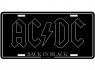 Značka na auto SPZ - AC/DC - Back In Black Značka na auto SPZ - AC/DC - Back In Black
