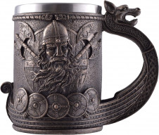 Půllitr korbel 500ml VIKING Bronze Drakkar