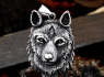 Přívěsek chirurgická ocel s vlkem VIKING Nordic Wolf  