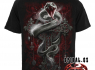 Spiral Metalové TRIČKO s hadem GOTHIC SERPENT Spiral Metalové TRIČKO s hadem GOTHIC SERPENT