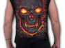 Košile bez rukávů/Vesta Spiral SKULL LAVA XXXXL  