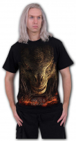 Unisex Tričko HOUSE OF DRAGON - HOD - DRAGON THRONE XXXXL  