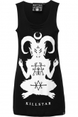 Gothic tunika KILLSTAR Demonday Slasher vest KSRA000349  